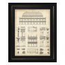 Vintage Architect Plans IV Framed Picture