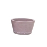 Clara Low Conical Pot - Brown
