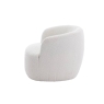 Adella Swivel Accent Chair Ivory 