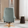 Deben Swivel Chair & Stool Lisbon Teal