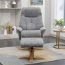 Deben Swivel Chair & Stool Lisbon Rock