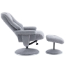 Denby Swivel Recliner Chair & Footstool Chacha Dove