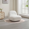 Lalo Swivel Accent Chair Ice Cream