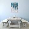 Cascading Aqua Framed by Nicky Robbins