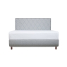 Tempu  Arc Ottoman Bed Frame With Quilted Headboard