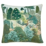 Graham & Brown New Eden Feather Filled Cushion Emerald 50 X 50Cm