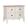 Amelie 2 Drawer Wide Bedside