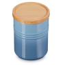 Le Creuset Medium Storage Jar With Wooden Lid Chambray