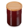 Le Creuset Medium Sotrage Jar With Wooden Lid Garnet