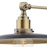 Hannover 1 Light Wall Bracket Black Antique Brass
