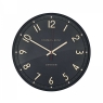 Thomas Kent Tresco Wall Clock Charcoal