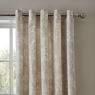 Laura Ashley Lloyd Eyelet Headed Curtains Lined Dove Grey