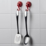Zeal Suction Base Hooks Red Medium