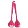 Zeal Salad Servers Set Of 2 Pink (28cm) Neon