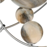 Dar Mikara 7 Light Pendant Polished Chrome Glass