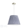 English Heritage St John Street Blue Cotton Empire Shade 14cm