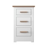 Milton Small 3 Drawer Bedside