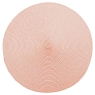Walton & Co Circular Ribbed Placemat Pink Quartz