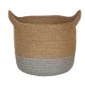 Geilo Jute Lined Grey Basket - 19cm