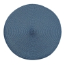 Walton & Co Circular Ribbed Placemat Slate Blue