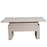 Valencia Rattan 3 Seater Sofa with Ice Bucket Table, Reclining Chairs & Stools