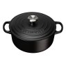 Le Creuset Round Casserole 22cm Satin Black