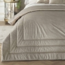 Laurence Llewelyn-Bowen Chic Velvet Bedspread 150cm X 220cm Linen