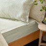 The Linen Yard Hebden/Barton Fitted Sheet Forest