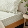 The Linen Yard Hebden/Barton Fitted Sheet Eucalyptus