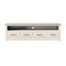 Milton Open Shelf TV Unit 4 Drawer