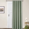 Amberley Eyelet Headed Door Curtain Sage