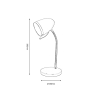 Maddy Table Lamp - Navy