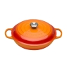 Le Creuset Cast Iron Shallow Casserole Dish Volcanic
