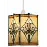 Violet Easy Fit  Tiffany Style Light Fitting