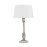 Captiva Grey Wash Mango Wood Table Lamp Base Only
