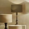 Captiva Grey Wash Mango Wood Table Lamp Base Only