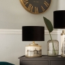 Wren Building Print Ceramic Table Lamp Only