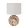 Viejo  Stone Effect Ceramic Table Lamp With Shade
