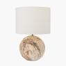 Viejo Stone Effect Ceramic Table Lamp With Shade