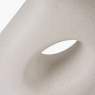 Ulla Monochrome Organic Ceramic Table Lamp with Shade