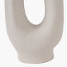 Laila Natural Organic Tall Ceramic Table Lamp with Shade
