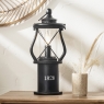 Gibson Wood Lantern Table Lamp Black