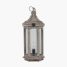 Adaline Wood Lantern Table Lamp Antique Grey