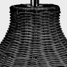 Allona Black Rattan Table Lamp  with Shade