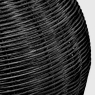 Allona Black Rattan Table Lamp  with Shade
