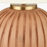 Ezekiel Natural Terracotta Textured Ball Table Lamp & Shade