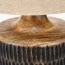 Alaric Black Wash Mango Wood Table Lamp with Shade