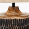 Alaric Black Wash Mango Wood Table Lamp with Shade