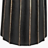 Draydon Black Wash Mango Wood Cone Table Lamp with Shade