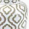 Celia Taupe & White Ceramic Table Lamp with Shade